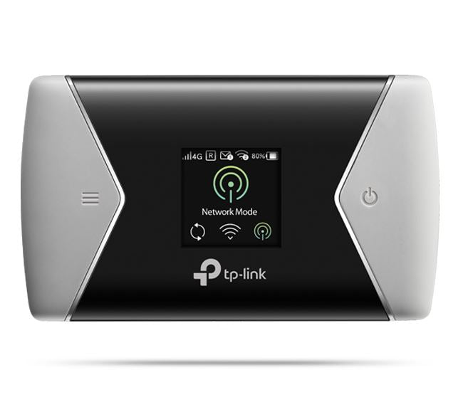 TP-Link M7450 LTE-Advanced Mobile Wi-Fi 3G/4G AC1200 300Mbps DL 50Mbps UL, SIM Slot, MicroSD (Up to 32G Optional), 3000mA 15+ Hrs, 32 Devices TP-Link M7450 LTE-Advanced Mobile Wi-Fi 3G/4G AC1200 300Mbps DL 50Mbps UL, SIM Slot, MicroSD (Up to 32G Optional), 3000mA 15+ Hrs, 32 Devices